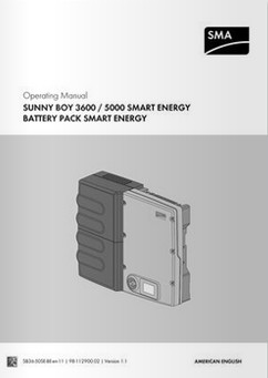 SMA SUNNY BOY 3600 / 5000 SMART ENERGY omvormer