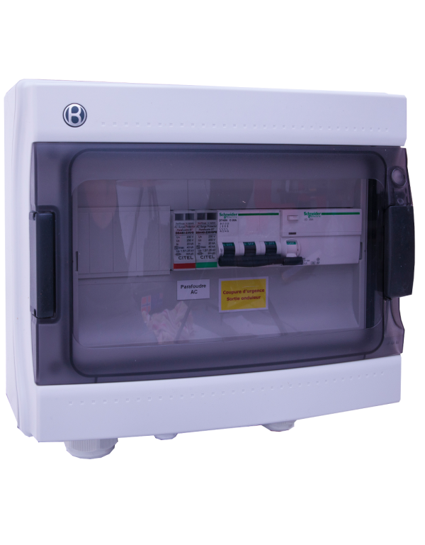 AC Box 32A 400VAC driefasig AC Tot 20kW B-Typ voor fotovoltaïsche installatie