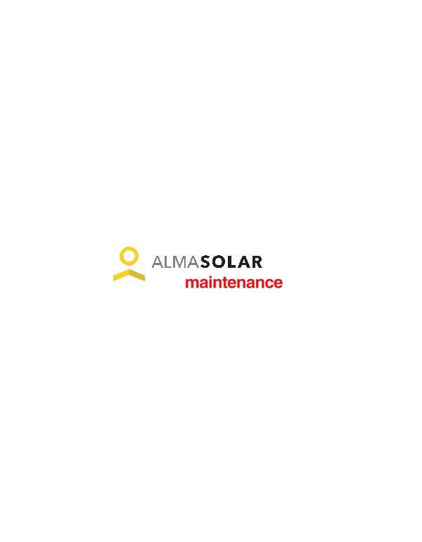 Alma Solar onderhoudscontract