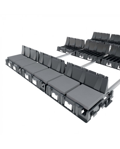 Rail voor horizontale installatie voor Falx systeem 1523mm| Alma Solar® Nr.1 van zonnepanelen online Rail voor horizontale installatie voor Falx systeem 1523mm| Alma Solar® Nr.1 van zonnepanelen online