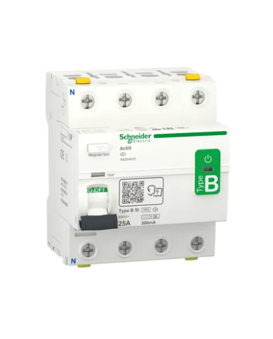 A9Z64425 - aardlekschakelaar - 4P - 25A - 300mA - type B-SI | Alma Solar® Nr. 1 van zonnepanelen online A9Z64425 - aardlekschakelaar - 4P - 25A - 300mA - type B-SI | Alma Solar® Nr. 1 van zonnepanelen online