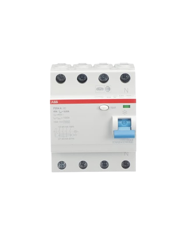 ABB 2CSF204101R1630 F204A-63/0,03 RCD A type 4 pool 63 A 0.03 A 230 V ABB 2CSF204101R1630 F204A-63/0,03 RCD A type 4 pool 63 A 0.03 A 230 V