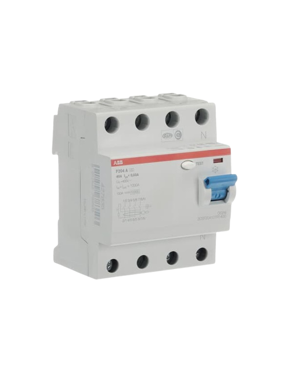 ABB F204 A-40/0,03 F204A-40/0,03 Aardlekschakelaar (RCD) 4P, Type A, 40A, 30mA 2CSF204101R1400