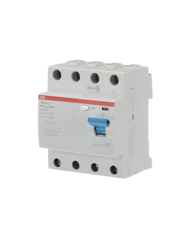 ABB F204 A-40/0,03 F204A-40/0,03 Aardlekschakelaar (RCD) 4P, Type A, 40A, 30mA 2CSF204101R1400