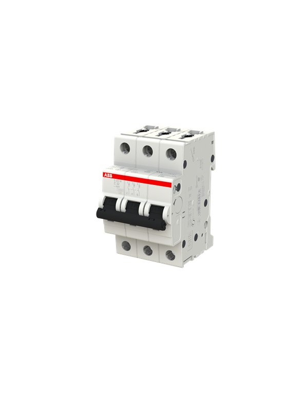 ABB S203M-C32 stroomonderbreker 3P 32A C-karakteristiek, 10 kA