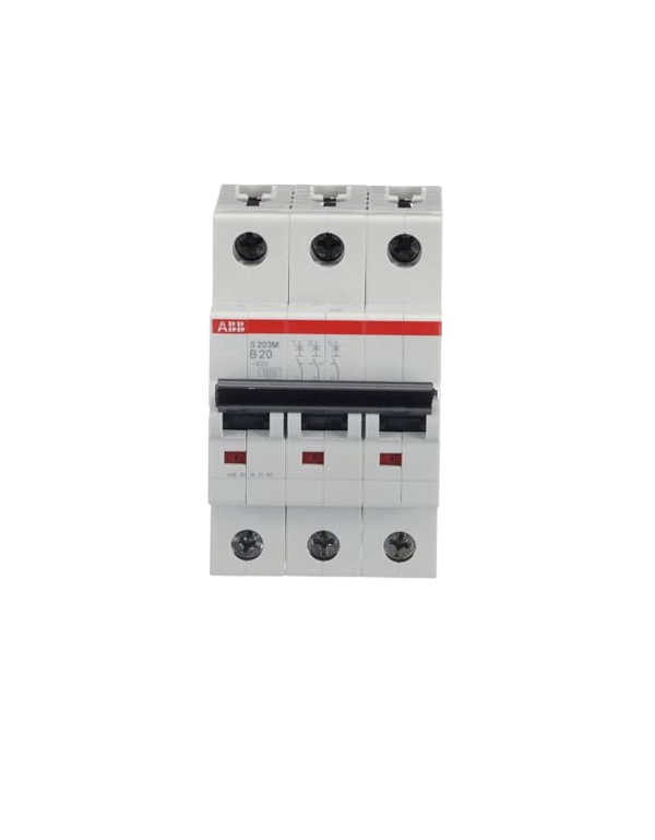 ABB S203M-B20 stroomonderbreker 3P 20A B-karakteristiek, 10 kA