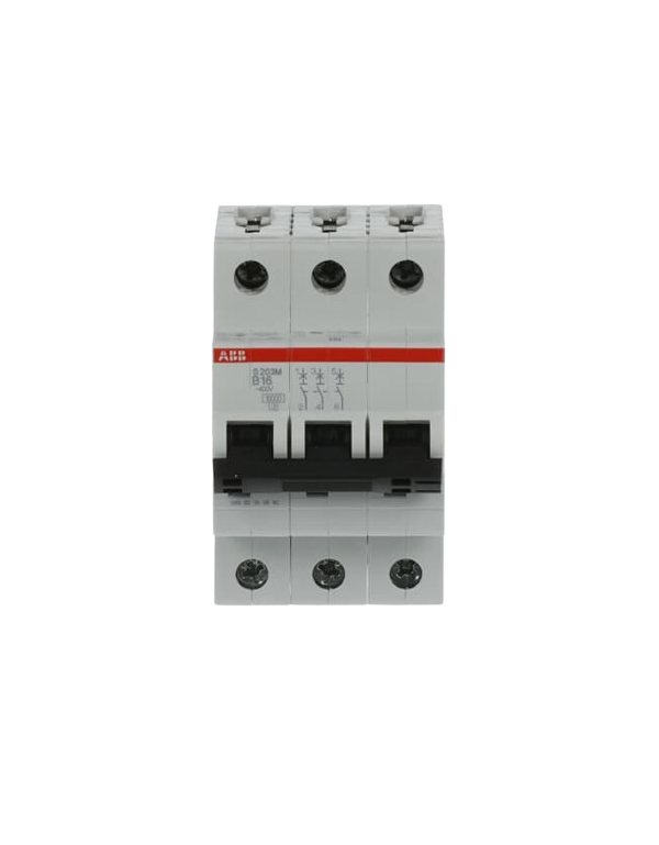 ABB S203M-B16 stroomonderbreker 3P 16A B-karakteristiek, 10 kA