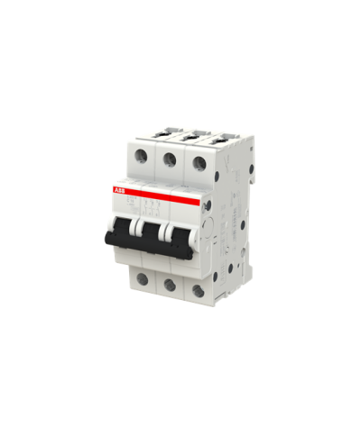 ABB S203M-C16 stroomonderbreker 3P 16A C-karakteristiek, 10 kA ABB S203M-C16 stroomonderbreker 3P 16A C-karakteristiek, 10 kA