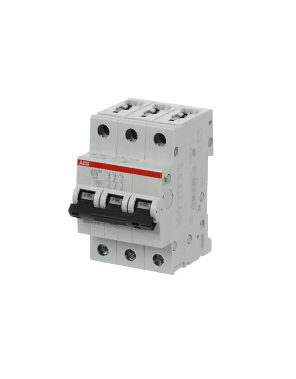 ABB S203M-B10 stroomonderbreker 3P 10A B-karakteristiek, 10 kA
