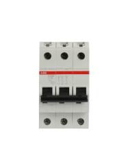 ABB S203M-C10 stroomonderbreker 3P 10A C-karakteristiek, 10 kA