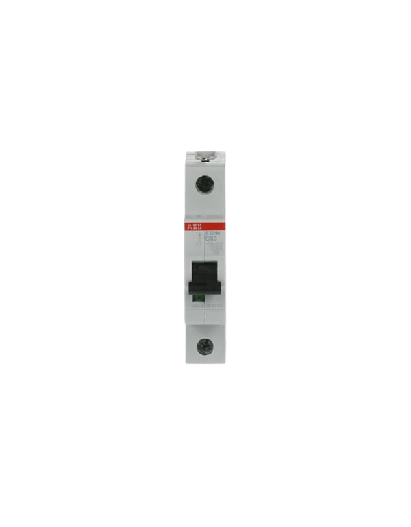 ABB S201M-C63 stroomonderbreker 1P 63A C-karakteristiek, 10 kA