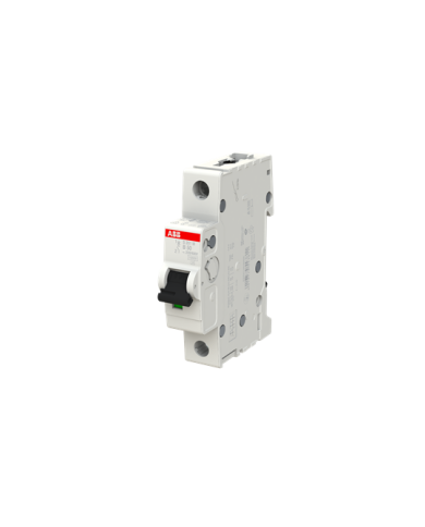 ABB S201M-B50 stroomonderbreker 1P 50A B-karakteristiek, 10 kA ABB S201M-B50 stroomonderbreker 1P 50A B-karakteristiek, 10 kA