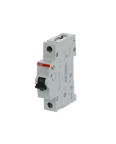 ABB S201M-C40 stroomonderbreker 1P 40A C-karakteristiek, 10 kA ABB S201M-C40 stroomonderbreker 1P 40A C-karakteristiek, 10 kA