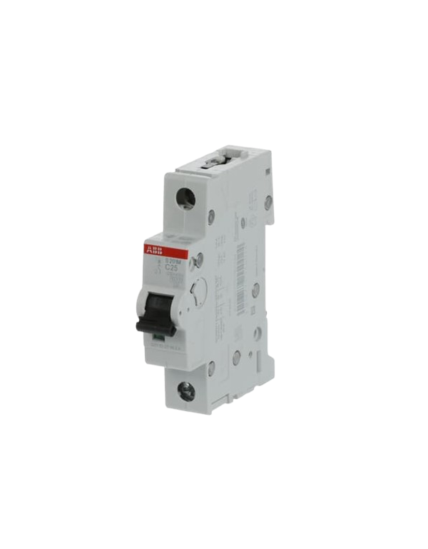 ABB S201M-C25 stroomonderbreker 1P 25A C-karakteristiek, 10 kA