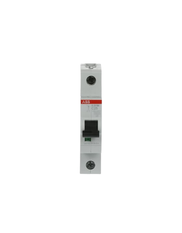 ABB S201M-C25 stroomonderbreker 1P 25A C-karakteristiek, 10 kA