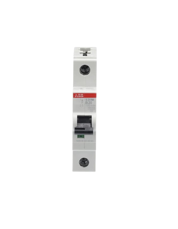 ABB S201M-B20 stroomonderbreker 1P 20A B-karakteristiek, 10 kA