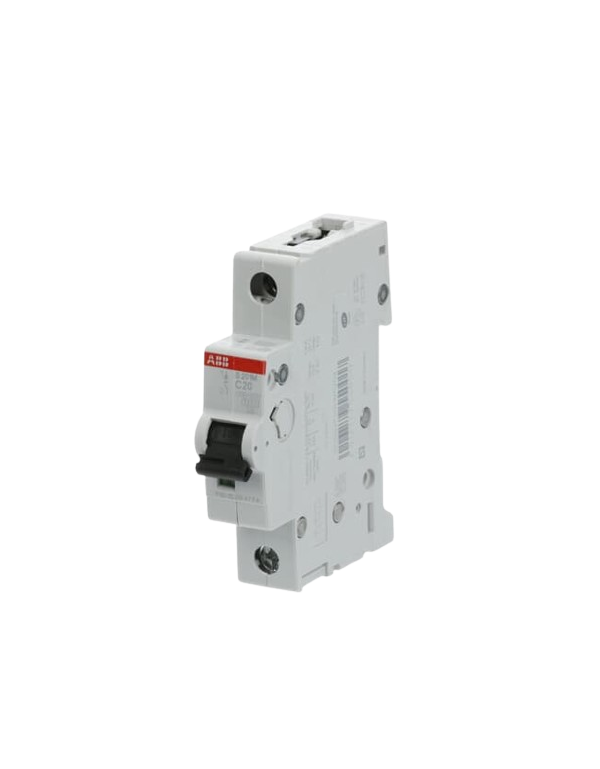 ABB S201M-C20 stroomonderbreker 1P 20A C-karakteristiek, 10 kA