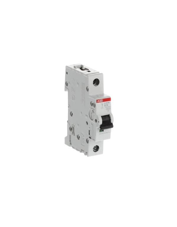 ABB S201M-B10 stroomonderbreker 1P 10A B-karakteristiek, 10 kA ABB S201M-B10 stroomonderbreker 1P 10A B-karakteristiek, 10 kA