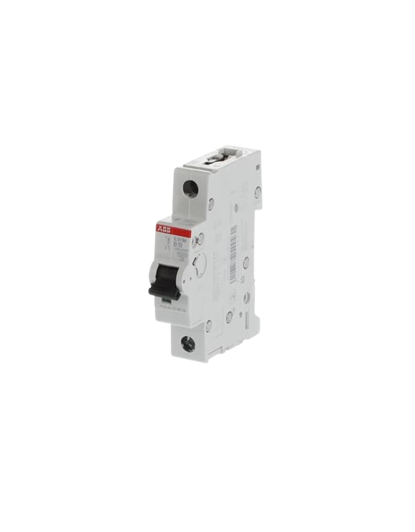 ABB S201M-B10 stroomonderbreker 1P 10A B-karakteristiek, 10 kA ABB S201M-B10 stroomonderbreker 1P 10A B-karakteristiek, 10 kA