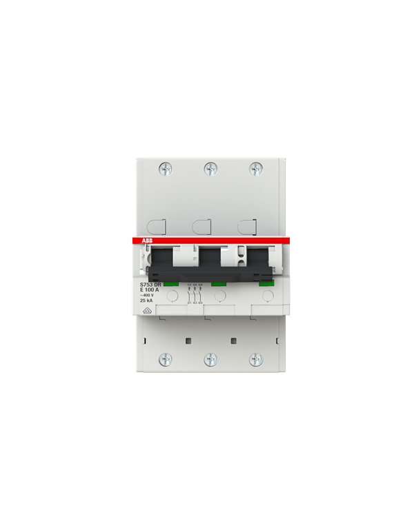 ABB S753 DR E100 3P Selectieve miniatuur stroomonderbreker 100A