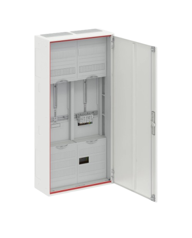 Striebel & John DD27V11B Compleet kabinet voor 40A 1 meter & 1 reserve, 48TE, BH3, 2-veld 16 mm²