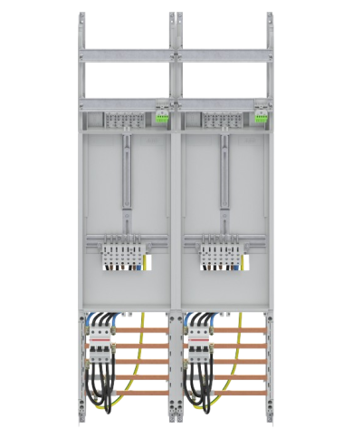 Striebel & John DF27U2B Compleet veld 40A 2 meters, 48TE, BH3, 2-veld, 16 mm²