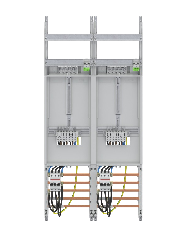 Striebel & John DF27U2B Compleet veld 40A 2 meters, 48TE, BH3, 2-veld, 16 mm²