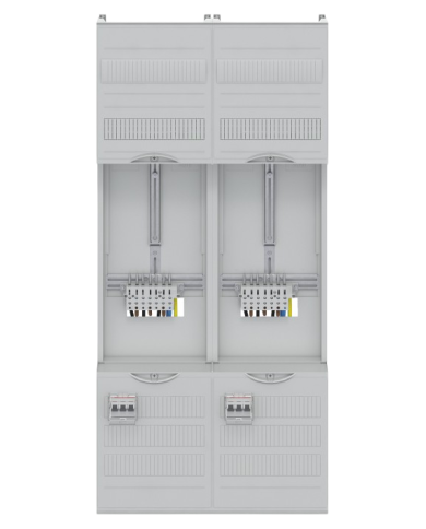 Striebel & John DF27U2B Compleet veld 40A 2 meters, 48TE, BH3, 2-veld, 16 mm²