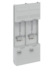 Striebel & John DF27U2B Compleet veld 40A 2 meters, 48TE, BH3, 2-veld, 16 mm²