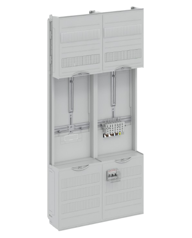 Striebel & John DF27U11B Compleet veld 40A 1 meter & 1 reserve, 48TE, BH3, 2-veld, 16 mm²