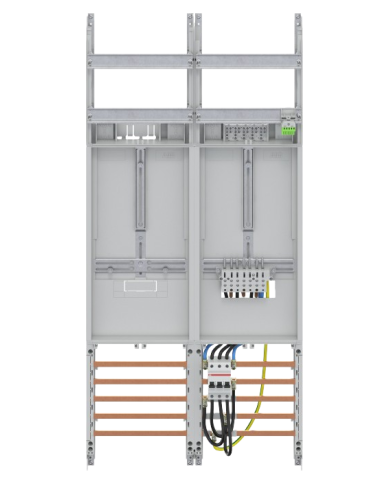 Striebel & John DF27U11B Compleet veld 40A 1 meter & 1 reserve, 48TE, BH3, 2-veld, 16 mm²