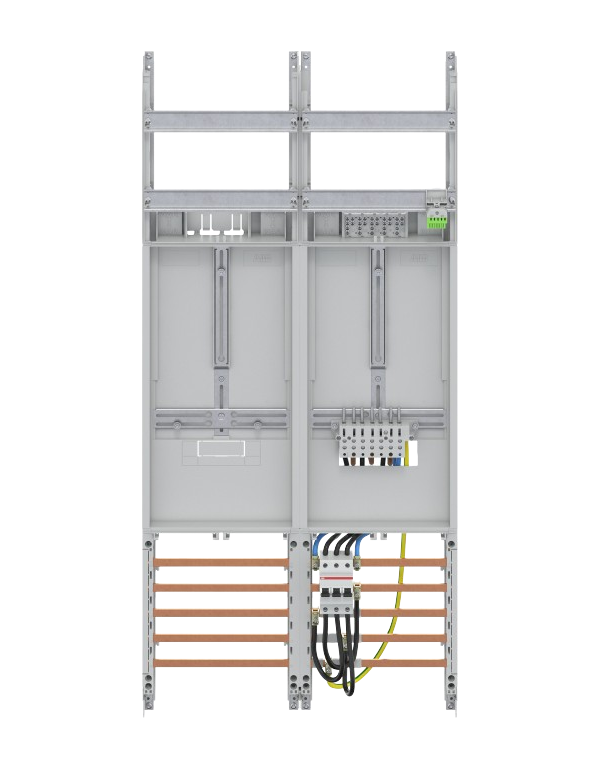 Striebel & John DF27U11B Compleet veld 40A 1 meter & 1 reserve, 48TE, BH3, 2-veld, 16 mm²