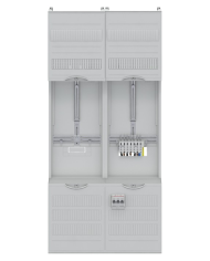 Striebel & John DF27U11B Compleet veld 40A 1 meter & 1 reserve, 48TE, BH3, 2-veld, 16 mm²