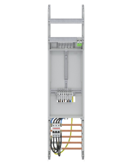 Striebel & John DF17U1B Compleet veld 40A 1 meter, 24TE, BH3, 1-veld, 16mm²