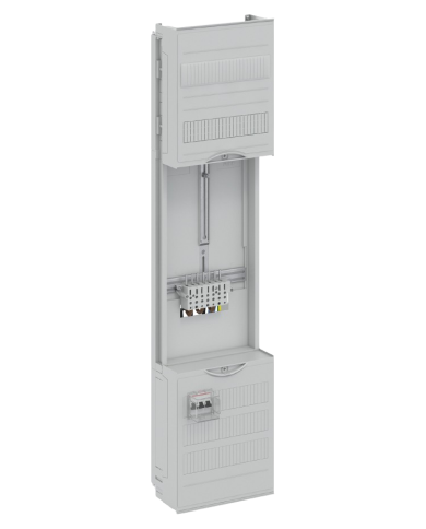 Striebel & John DF17U1B Compleet veld 40A 1 meter, 24TE, BH3, 1-veld, 16mm²