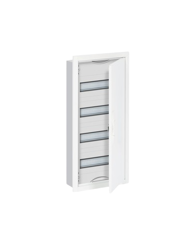 Striebel & John U41 Ingebouwde kleine verdeelkast 4-rij IP31, 310 x 684 x 120 mm, 48TE, 1-veld