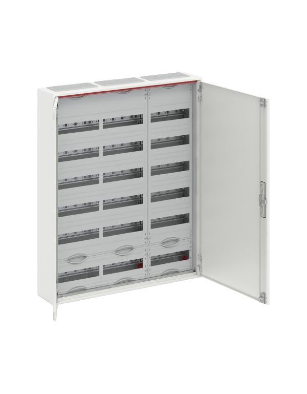 Striebel & John CA36V Wandgemonteerde kleine verdeelkast 6-rij IP30, 800 x 950 x 160 mm, 216TE, 3-veld