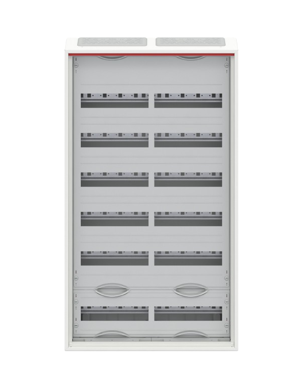 Striebel & John CA26V Wandgemonteerde kleine verdeelkast 6-rij IP44, 550 x 950 x 160 mm, 144TE, 2-veld