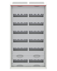 Striebel & John CA26V Wandgemonteerde kleine verdeelkast 6-rij IP44, 550 x 950 x 160 mm, 144TE, 2-veld