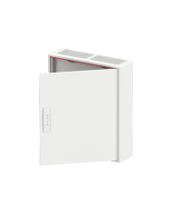 Striebel & John CA24V Wandgemonteerde kleine verdeelkast 4-rij IP44, 550 x 650 x 160 mm, 96TE, 2-veld