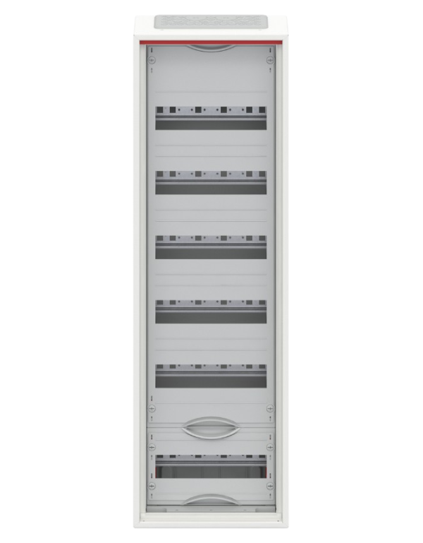 Striebel & John CA16V Wandgemonteerde kleine verdeelkast 6-rij IP44, 300 x 950 x 160 mm, 72TE, 1-veld