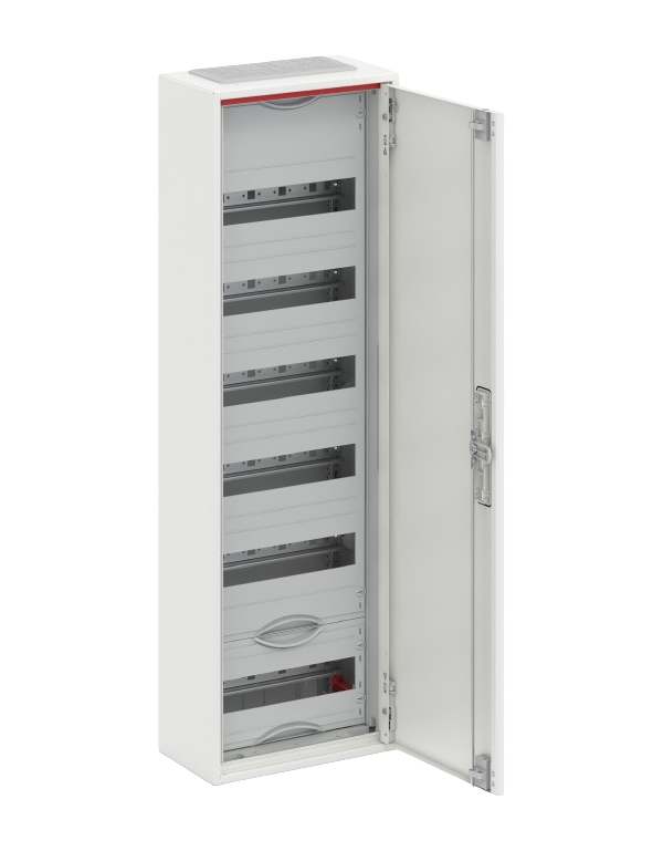 Striebel & John CA16V Wandgemonteerde kleine verdeelkast 6-rij IP44, 300 x 950 x 160 mm, 72TE, 1-veld