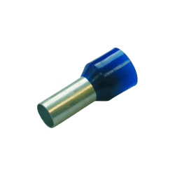 Haupa 270828 Geïsoleerde adereindhulzen 16 mm² DIN kleurenserie, lengte 18 mm, blauw