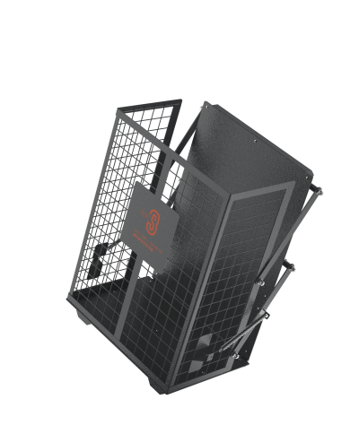 3S lift met gesloten platform zonnepanelen 3S lift met gesloten platform zonnepanelen