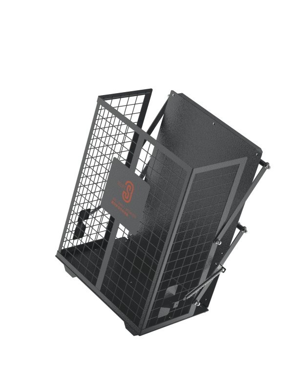 3S lift met gesloten platform zonnepanelen