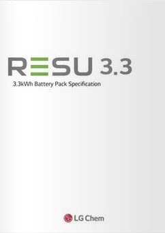 LG CHEM RESU 3.3 batterij